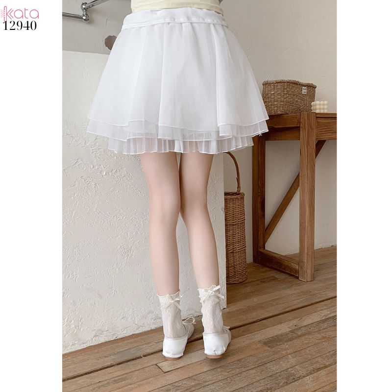 Tất ren mỏng công chúa lolita,vớ nữ bắp chân nơ cutout 12940