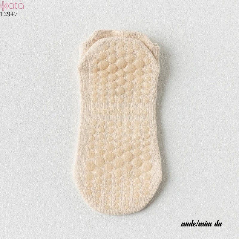 Tất Yoga Silicone thoáng khí,vớ chống trượt tập luyện thể thao 12947