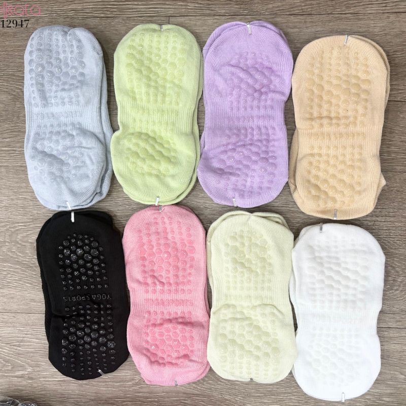 Tất Yoga Silicone thoáng khí,vớ chống trượt tập luyện thể thao 12947