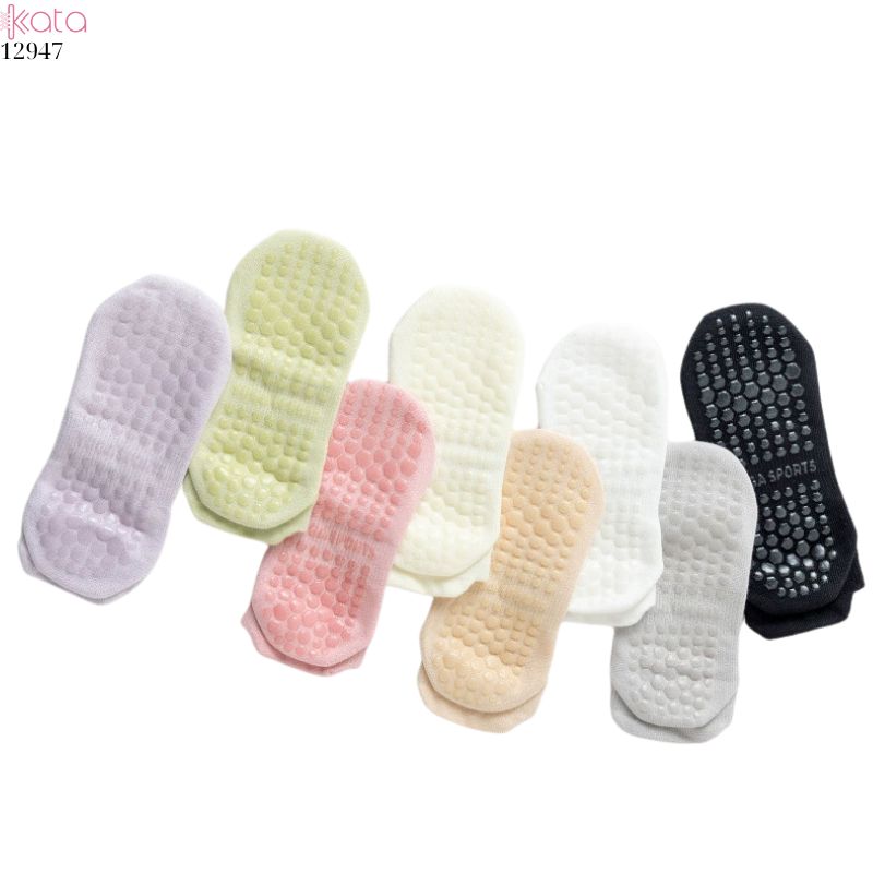 Tất Yoga Silicone thoáng khí,vớ chống trượt tập luyện thể thao 12947