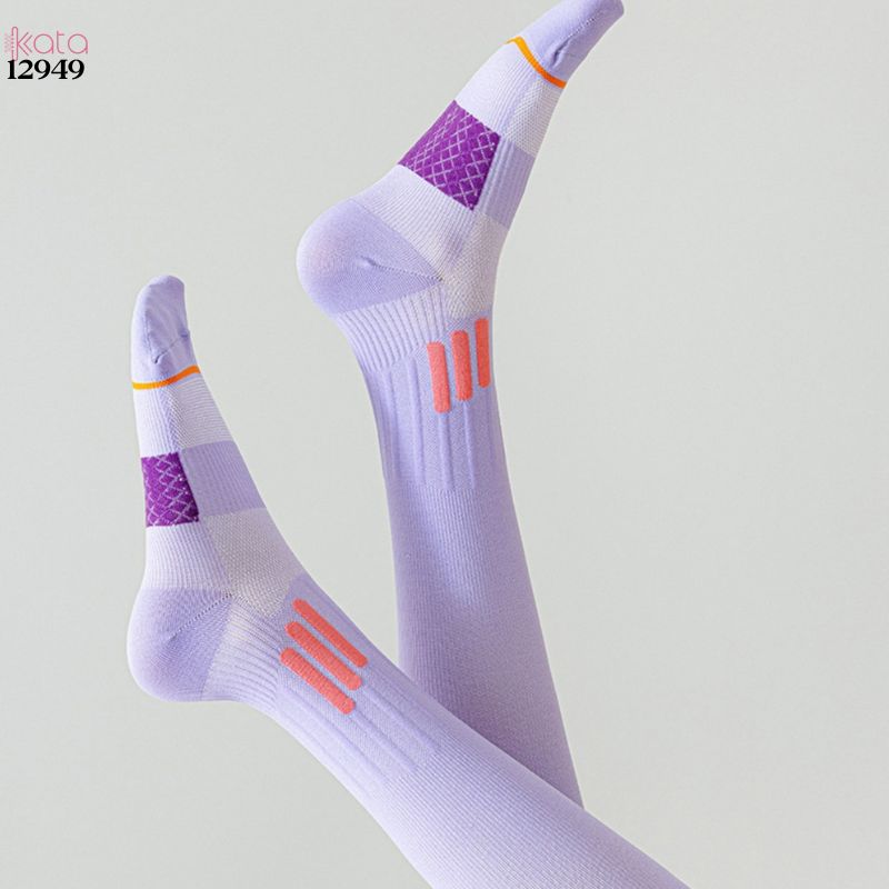 Tất thể thao chống trơn trượt,vớ bắp chân thể dục nhảy dây,Yoga Pilates 12949