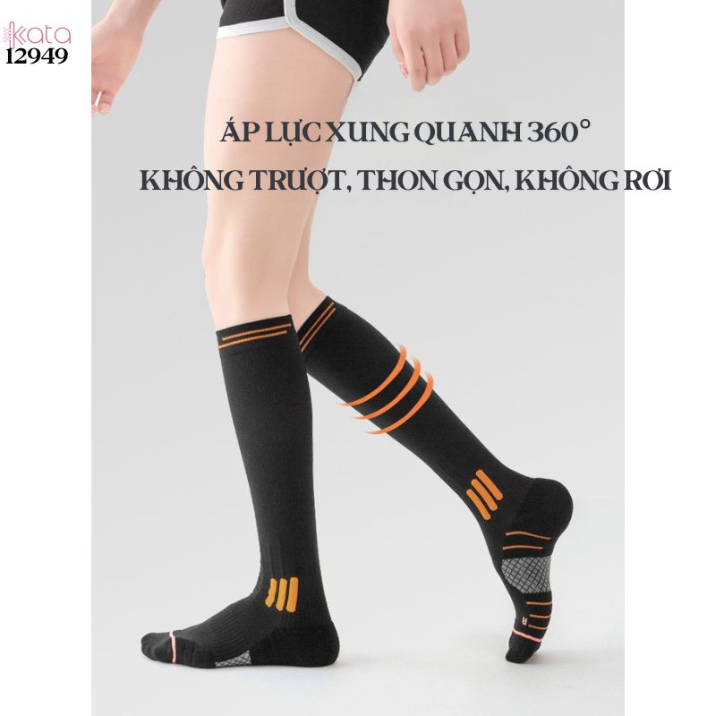 Tất thể thao chống trơn trượt,vớ bắp chân thể dục nhảy dây,Yoga Pilates 12949