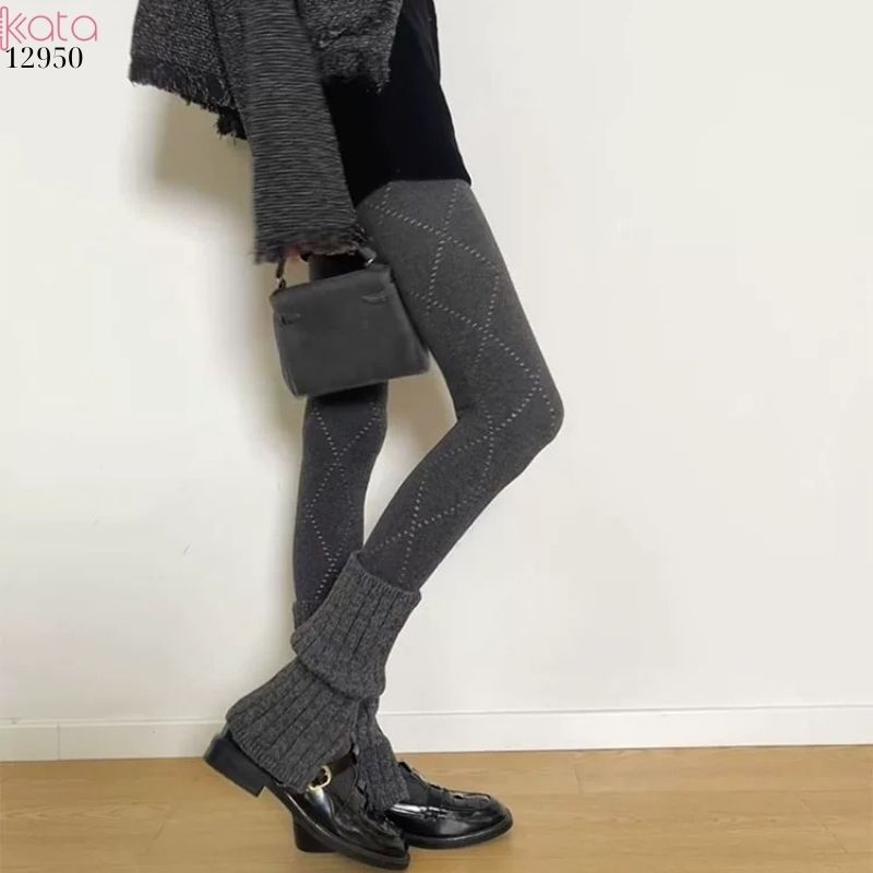 Ống tất thời trang,tất dày thu đông giữ ấm,phụ kiện đi bốt 12950