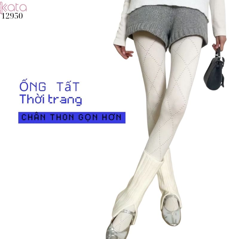 Ống tất thời trang,tất dày thu đông giữ ấm,phụ kiện đi bốt 12950