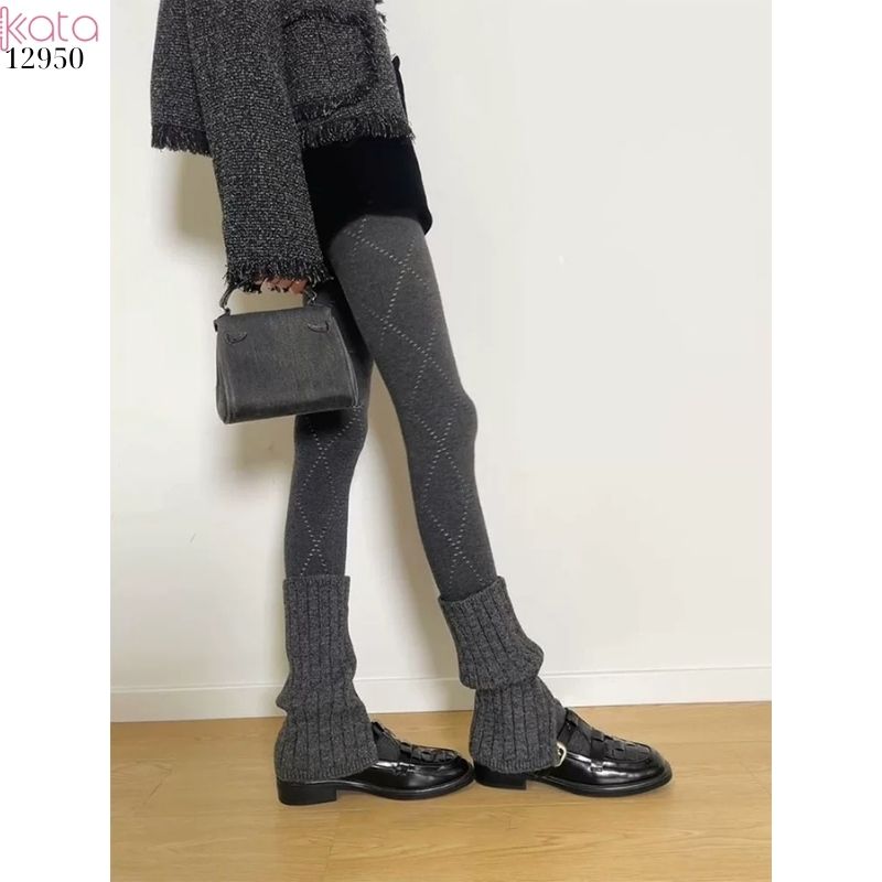 Ống tất thời trang,tất dày thu đông giữ ấm,phụ kiện đi bốt 12950