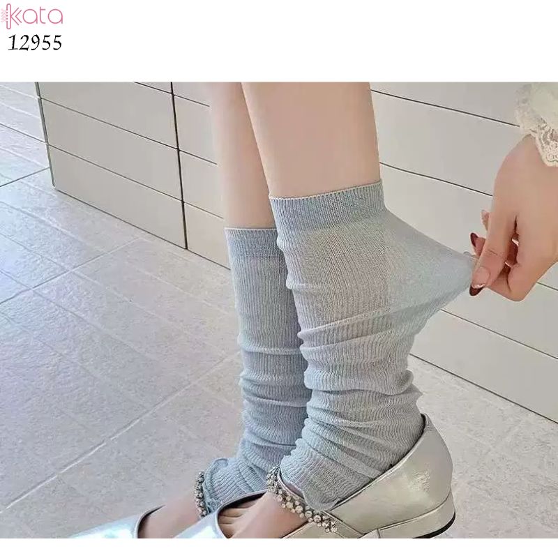 Ống tất lưới thoáng khí ,vớ ống chân mỏng JK xuân hè 12955