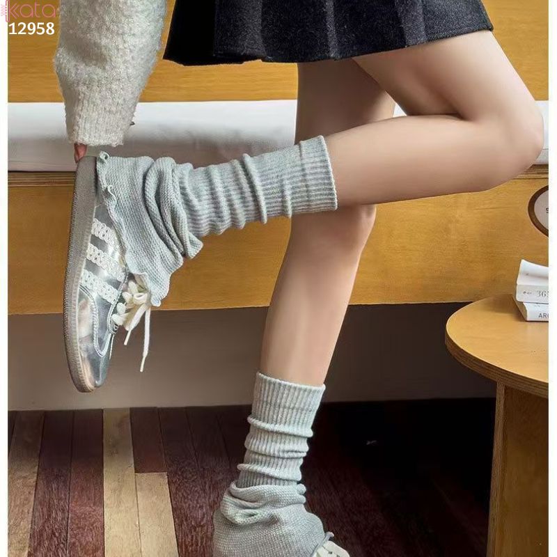 Ống tất dệt kim,vớ ống chân thu đông 12958