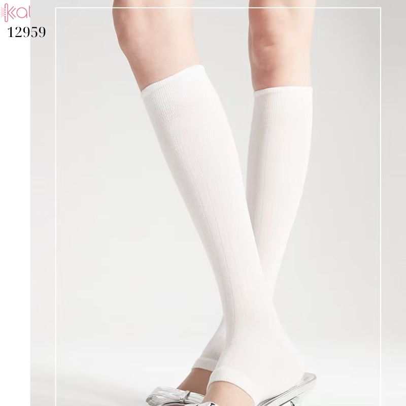 Ống tất dệt kim,vớ ống chân dệt kim đàn hồi tốt 12959