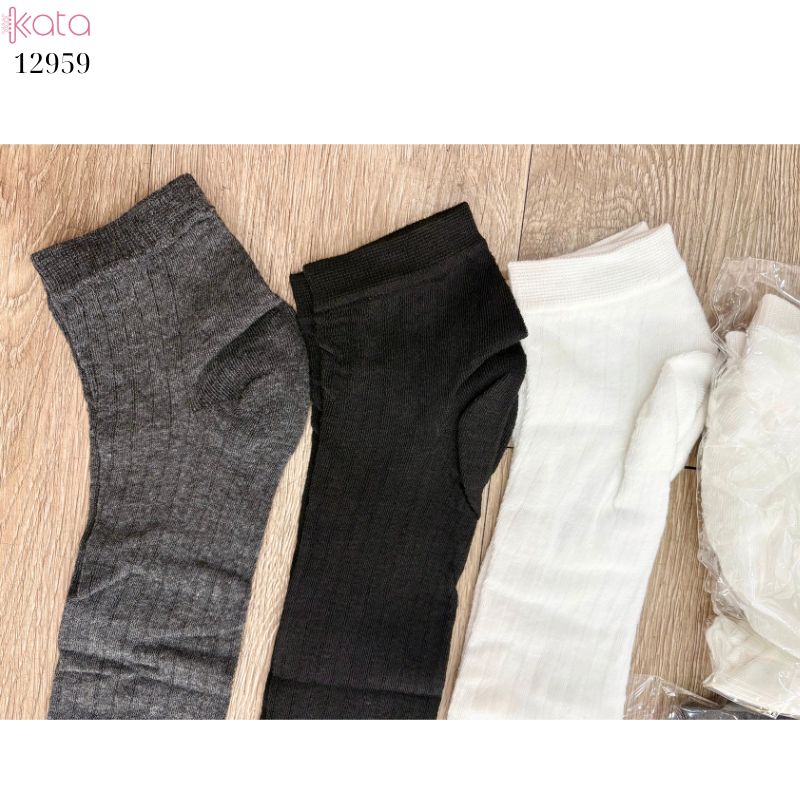 Ống tất dệt kim,vớ ống chân dệt kim đàn hồi tốt 12959