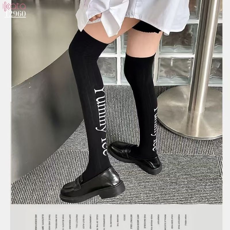 Tất trên đầu gối,vớ JK bảng chữ cái 12960