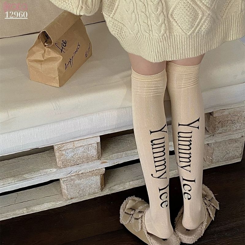Tất trên đầu gối,vớ JK bảng chữ cái 12960