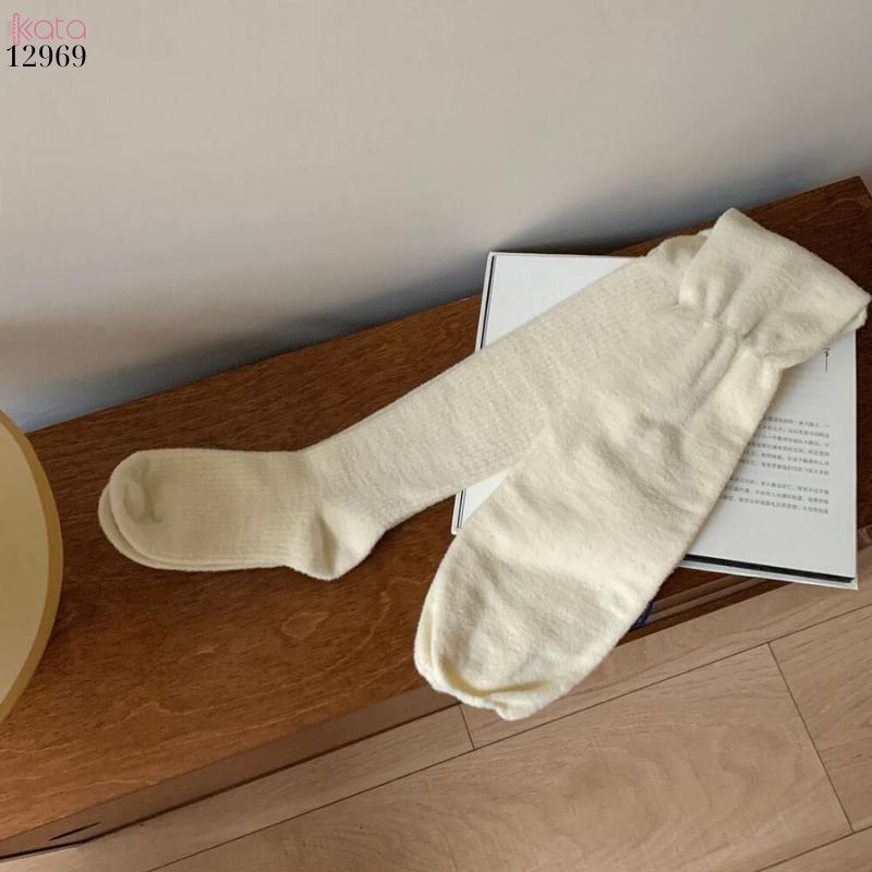 Tất bông đày thu đông,vớ đùi dài đi giày trượt tuyết,giày bốt 12969