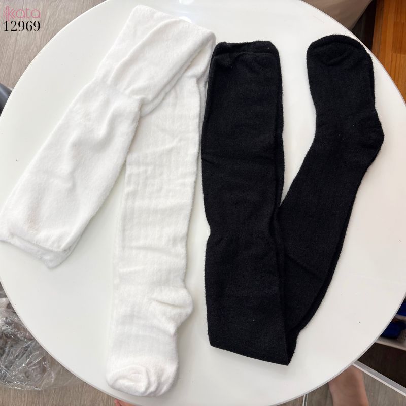 Tất bông đày thu đông,vớ đùi dài đi giày trượt tuyết,giày bốt 12969