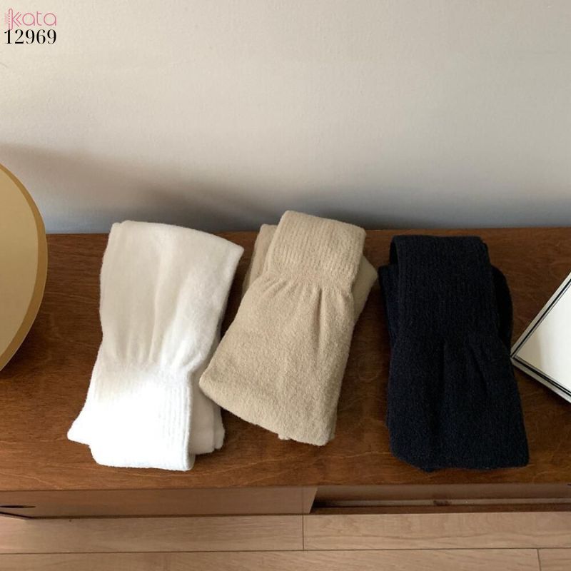 Tất bông đày thu đông,vớ đùi dài đi giày trượt tuyết,giày bốt 12969