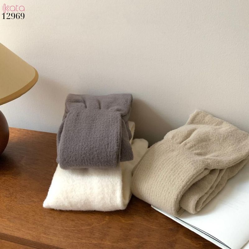 Tất bông đày thu đông,vớ đùi dài đi giày trượt tuyết,giày bốt 12969