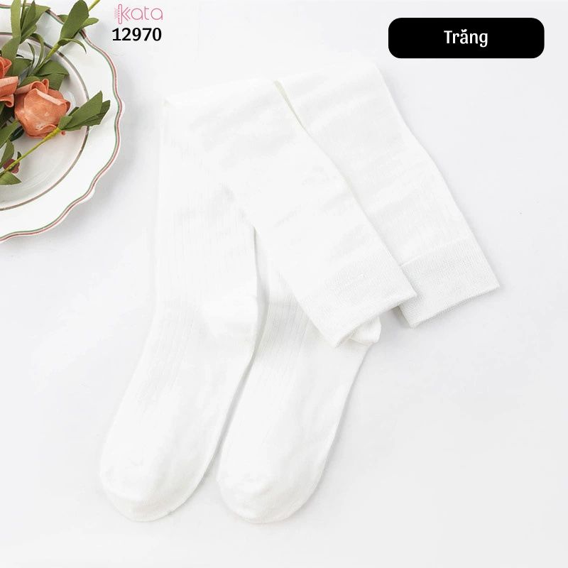 Tất qua gối sọc dọc giảm béo bắp chân,vớ đi bốt thu đông 12970