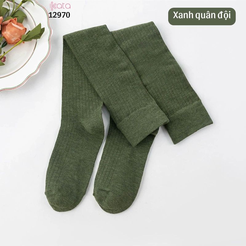 Tất qua gối sọc dọc giảm béo bắp chân,vớ đi bốt thu đông 12970