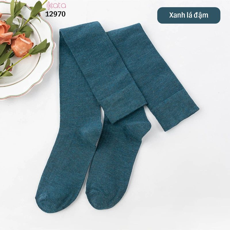 Tất qua gối sọc dọc giảm béo bắp chân,vớ đi bốt thu đông 12970