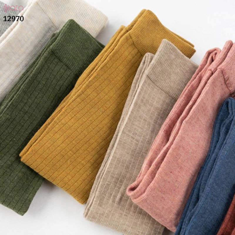 Tất qua gối sọc dọc giảm béo bắp chân,vớ đi bốt thu đông 12970