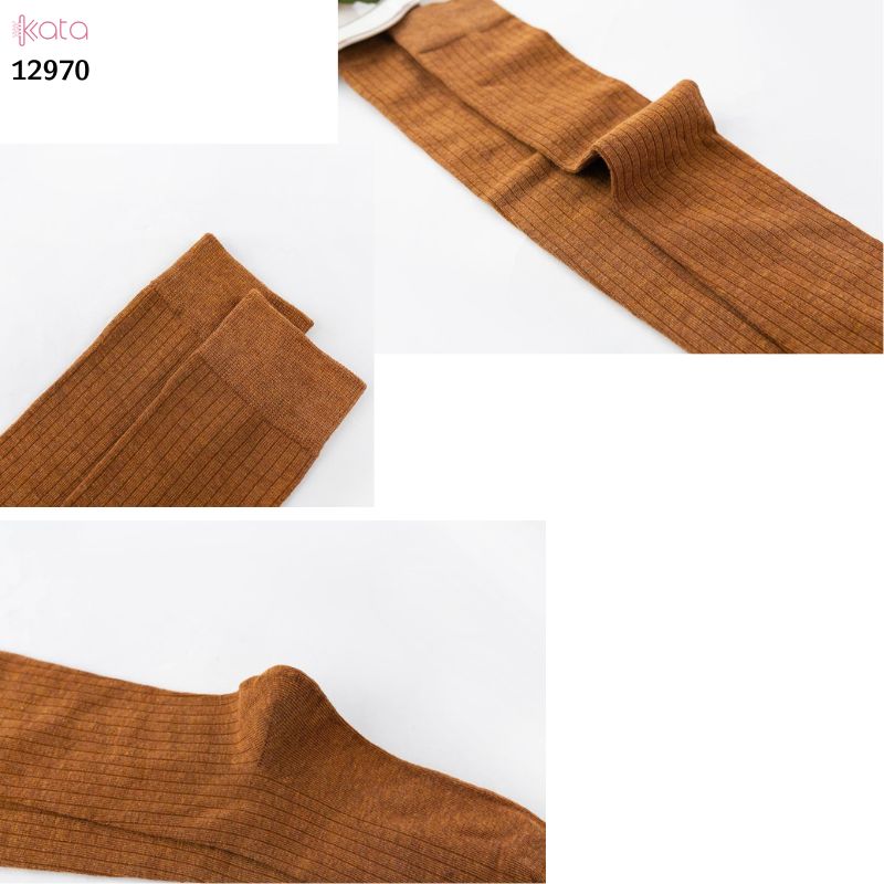 Tất qua gối sọc dọc giảm béo bắp chân,vớ đi bốt thu đông 12970