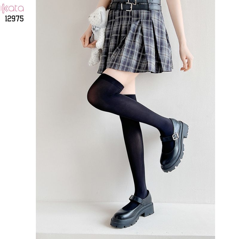 Tất bắp chân có Silicone chống tuột,Vớ JK, bắp chân,qua đầu gối 12974