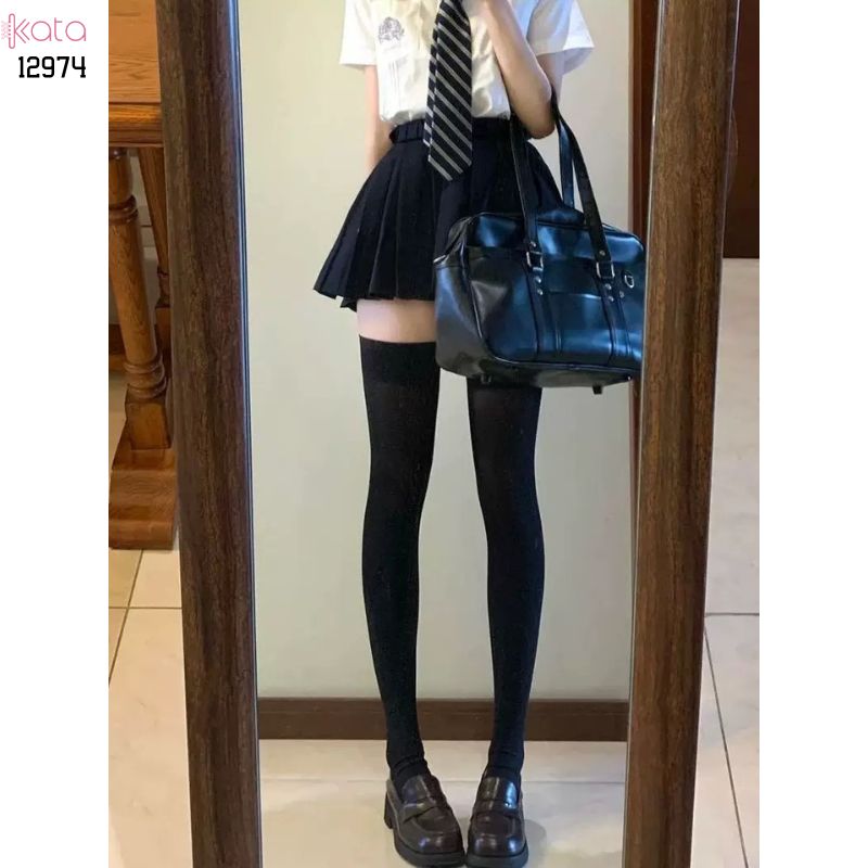 Tất bắp chân có Silicone chống tuột,Vớ JK, bắp chân,qua đầu gối 12974