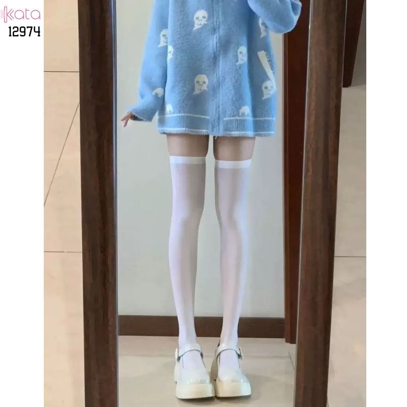 Tất bắp chân có Silicone chống tuột,Vớ JK, bắp chân,qua đầu gối 12974