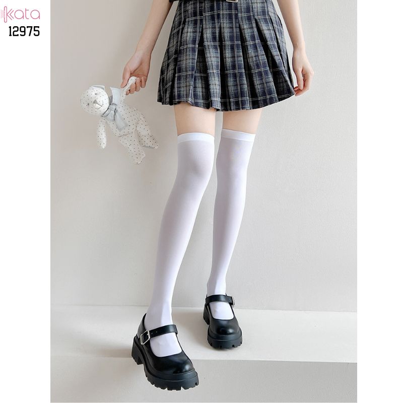 Tất bắp chân có Silicone chống tuột,Vớ JK, bắp chân,qua đầu gối 12974