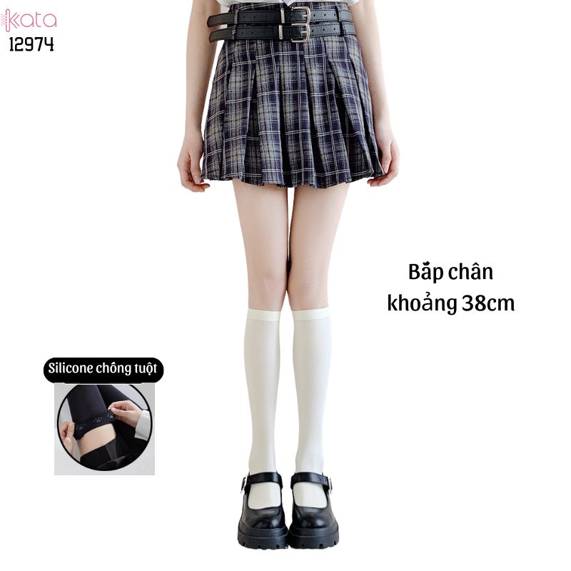 Tất bắp chân có Silicone chống tuột,Vớ JK, bắp chân,qua đầu gối 12974
