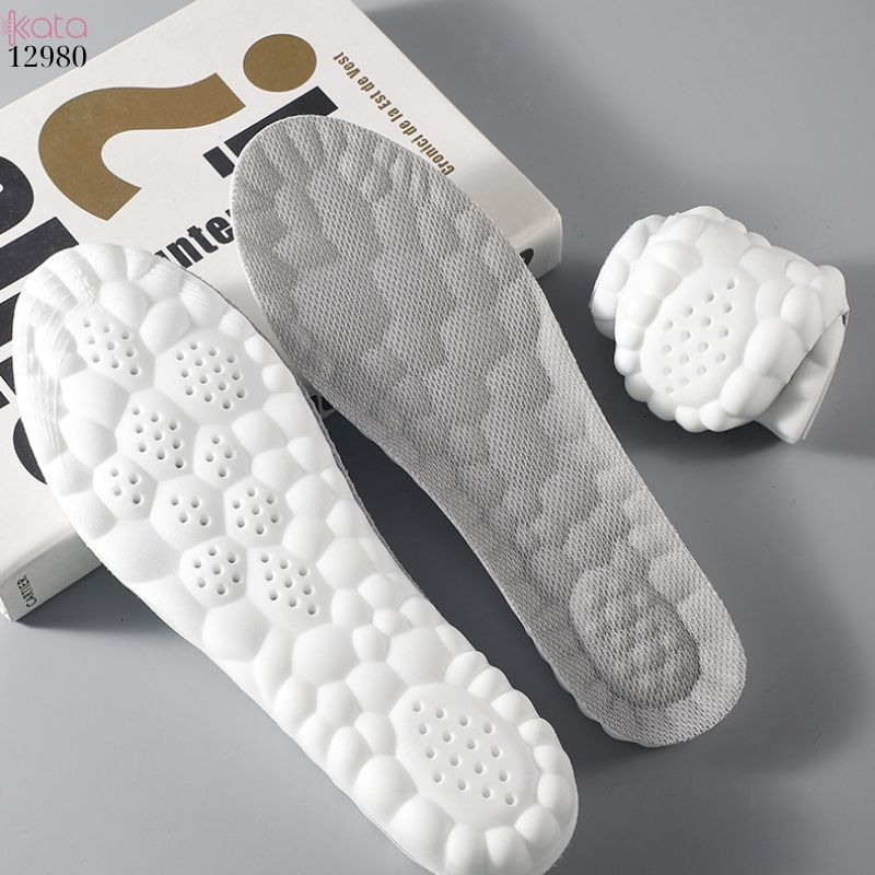 Lót giày massage thể thao đứng lâu mỏi,đàn hồi mềm dẻo thoáng khí và thấm hút mồ hôi 12981