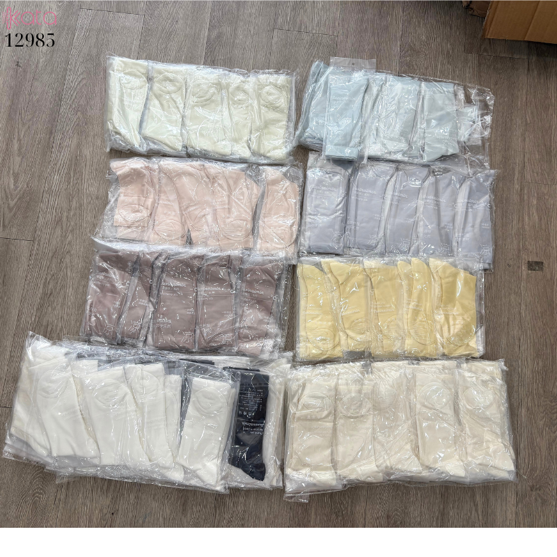 Tất vải tơ tằm mỏng mát mùa hè,vớ JK giũa bắp chân 12985