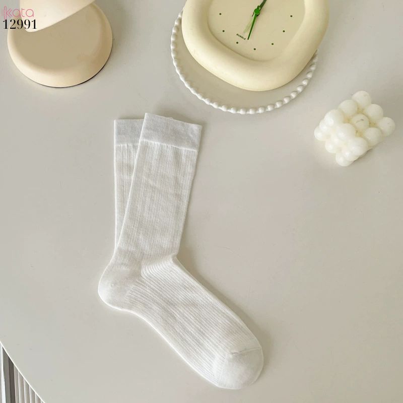 Tất bông mỏng ren mềm mịn phong cách ngọt ngào,vớ lưới JK nữ xuân hè 12991