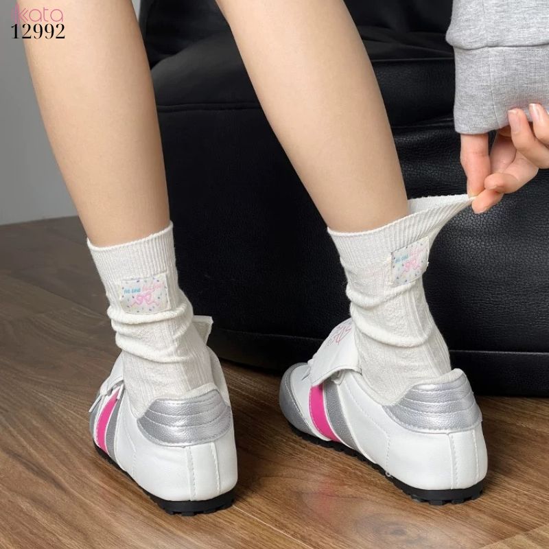 Tất cotton bông mềm mịn,vớ giữa bắp chân chất lượng cao 12992