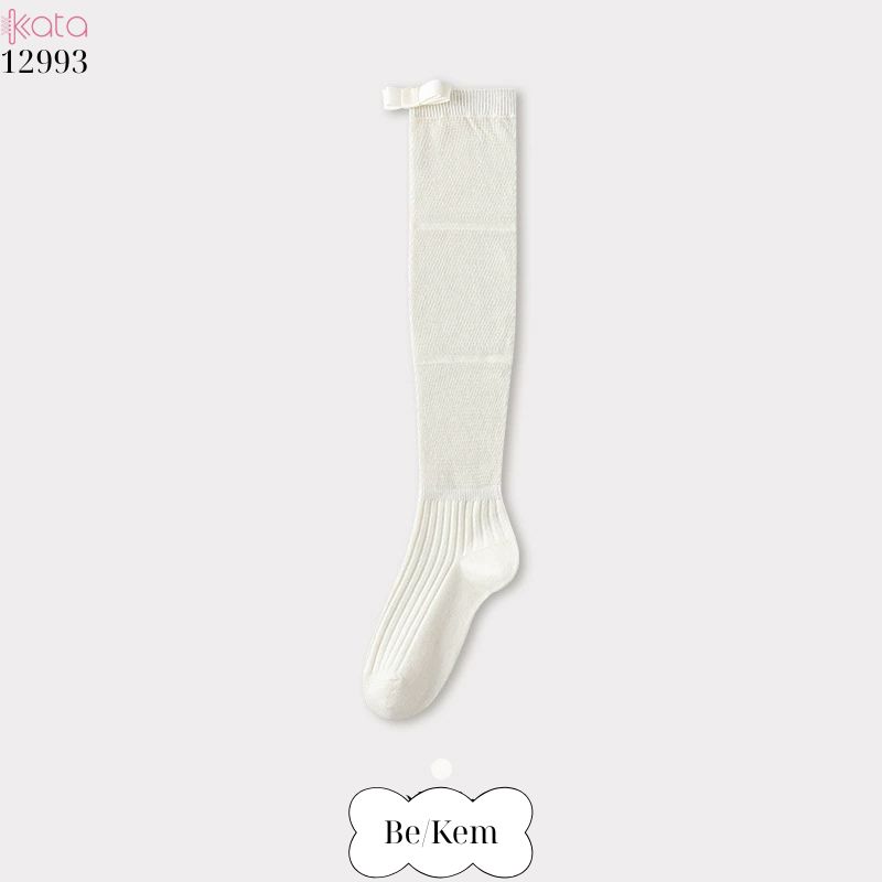 Tất ruy băng siêu mỏng vải bông mềm mịn,vớ bắp chân thấm hút mồ hôi thoáng khí 12993