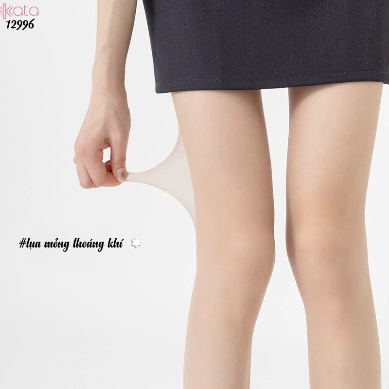 Quần tất đai trơn cotton,nude, siêu mỏng, chống vướng, không tuột, vớ da lụa đen mỏng xuân hè nữ 12996