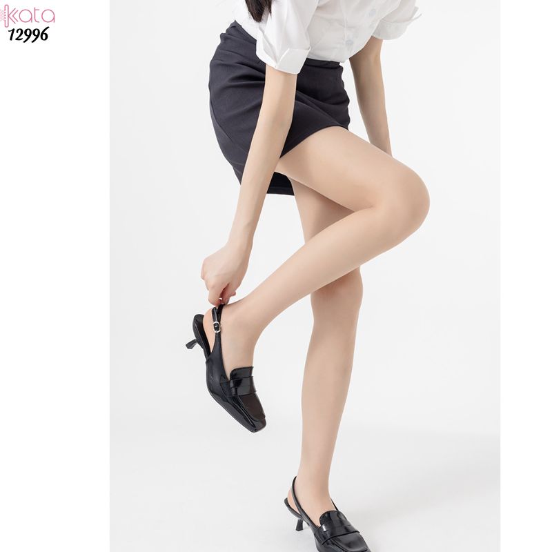 Quần tất đai trơn cotton,nude, siêu mỏng, chống vướng, không tuột, vớ da lụa đen mỏng xuân hè nữ 12996