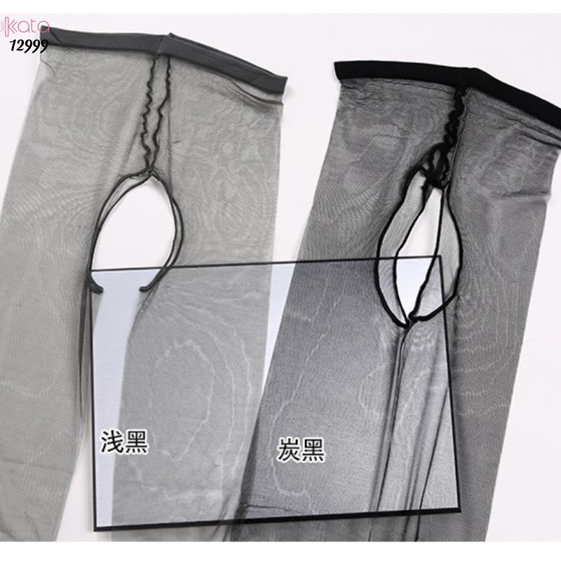 Quần siêu mỏng trong suốt không đáy quần,vớ lụa che khuyết điểm 12999