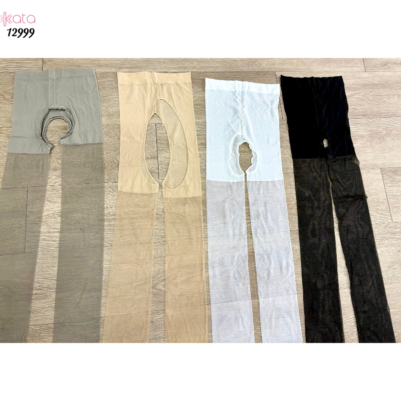 Quần siêu mỏng trong suốt không đáy quần,vớ lụa che khuyết điểm 12999