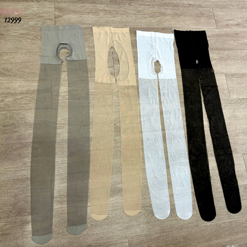 Quần siêu mỏng trong suốt không đáy quần,vớ lụa che khuyết điểm 12999