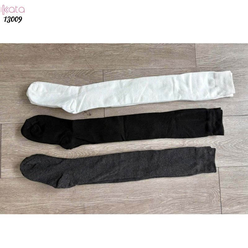 Tất cao đến gối dày dặn mùa xuân thu, vớ JK giảm mỡ chân, tất yoga cổ cao bảo vệ đầu gối 13009