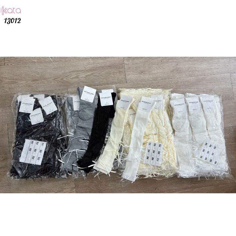 Tất nơ mỏng mùa hè,vớ phong cách bale vải cotton chất lượng 13012