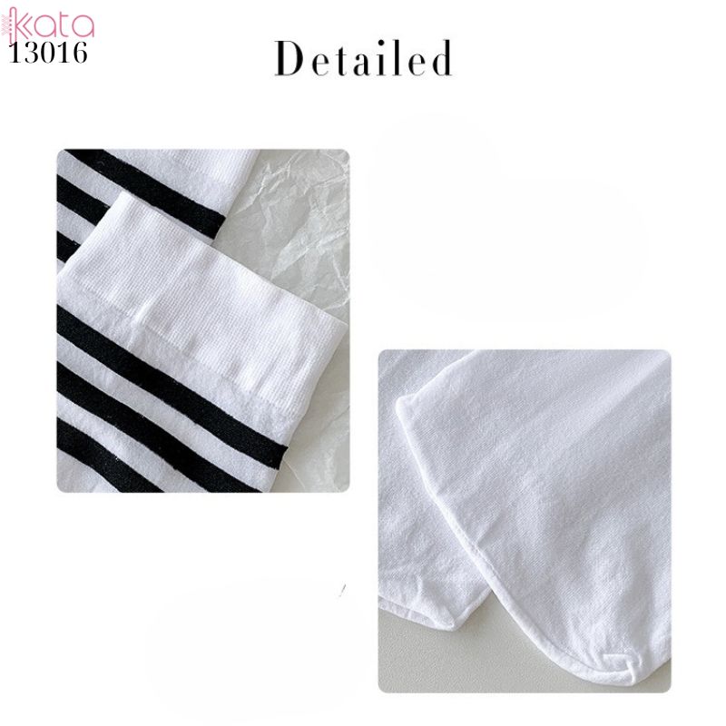 Tất bắp chân nhung co giãn vải chất lượng tốt thấm hút mồ hôi,tất nhung JK phong cách học sinh, sinh viên 13017