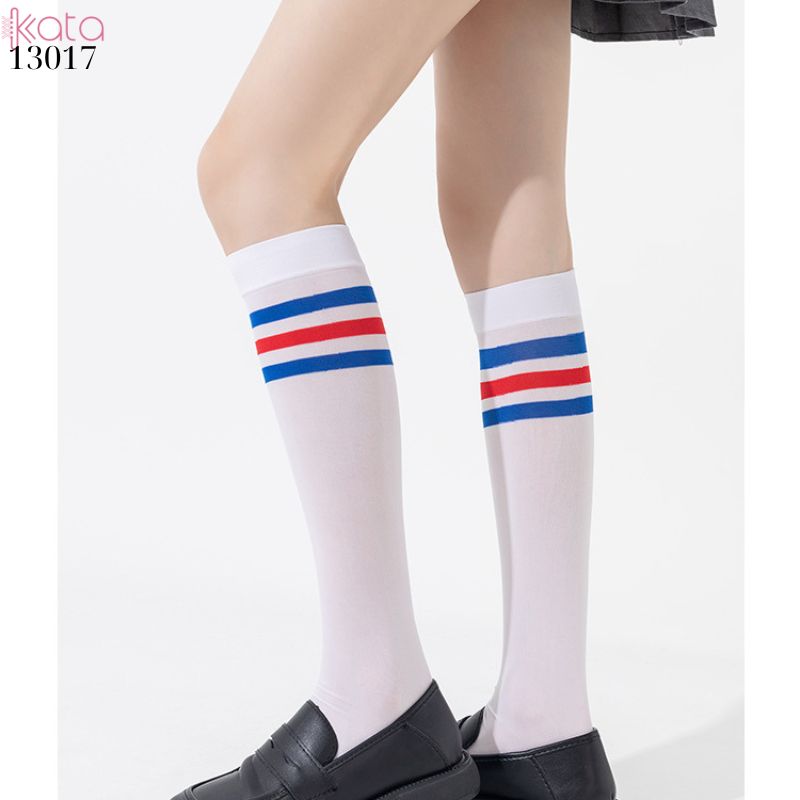 Tất bắp chân nhung co giãn vải chất lượng tốt thấm hút mồ hôi,tất nhung JK phong cách học sinh, sinh viên 13017