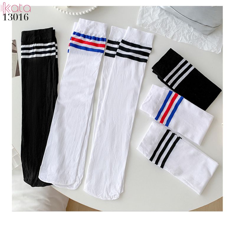 Tất bắp chân nhung co giãn vải chất lượng tốt thấm hút mồ hôi,tất nhung JK phong cách học sinh, sinh viên 13017