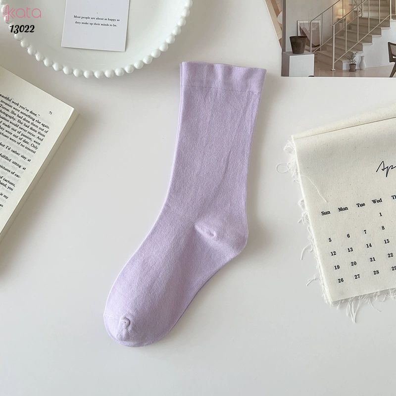 Tất bông mềm mịn thấm hút mồ hôi,vớ mùa hè vải chất lượng tốt chống vón cục 13022