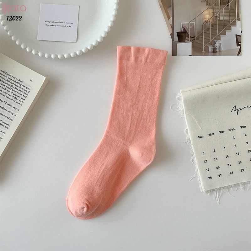 Tất bông mềm mịn thấm hút mồ hôi,vớ mùa hè vải chất lượng tốt chống vón cục 13022