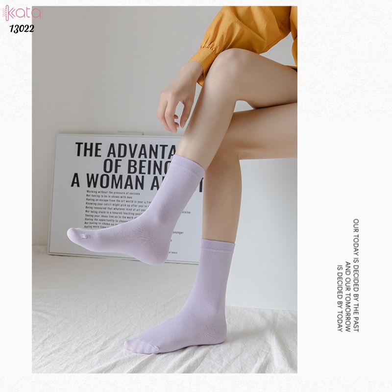 Tất bông mềm mịn thấm hút mồ hôi,vớ mùa hè vải chất lượng tốt chống vón cục 13022