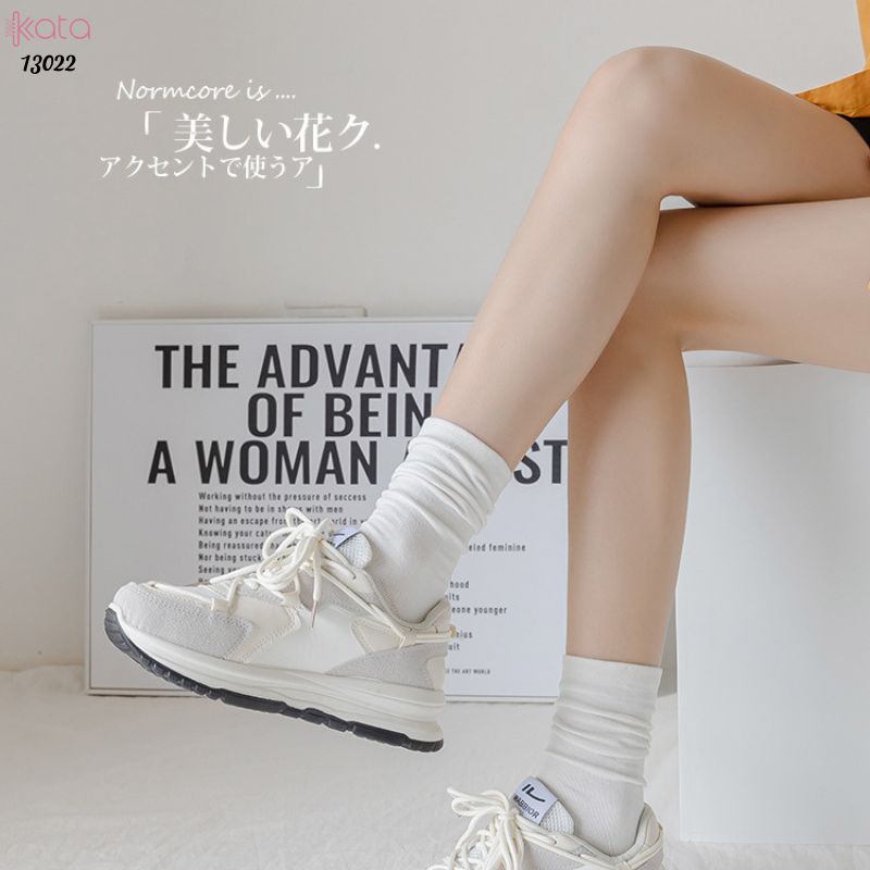 Tất bông mềm mịn thấm hút mồ hôi,vớ mùa hè vải chất lượng tốt chống vón cục 13022