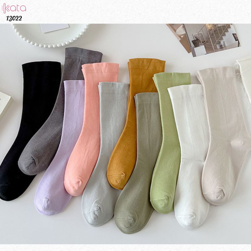 Tất bông mềm mịn thấm hút mồ hôi,vớ mùa hè vải chất lượng tốt chống vón cục 13022