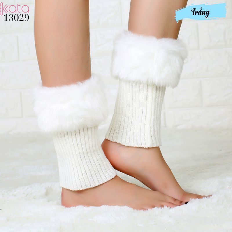 Tất lông cổ chân phong cách Hàn Quốc,ống tất thời trang ấm áp mùa thu đông 13029